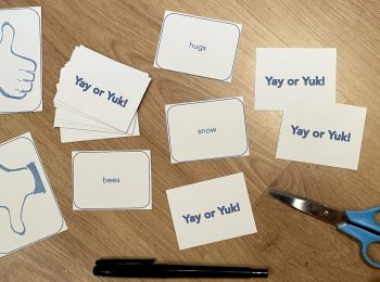 Yay or yuk game materials